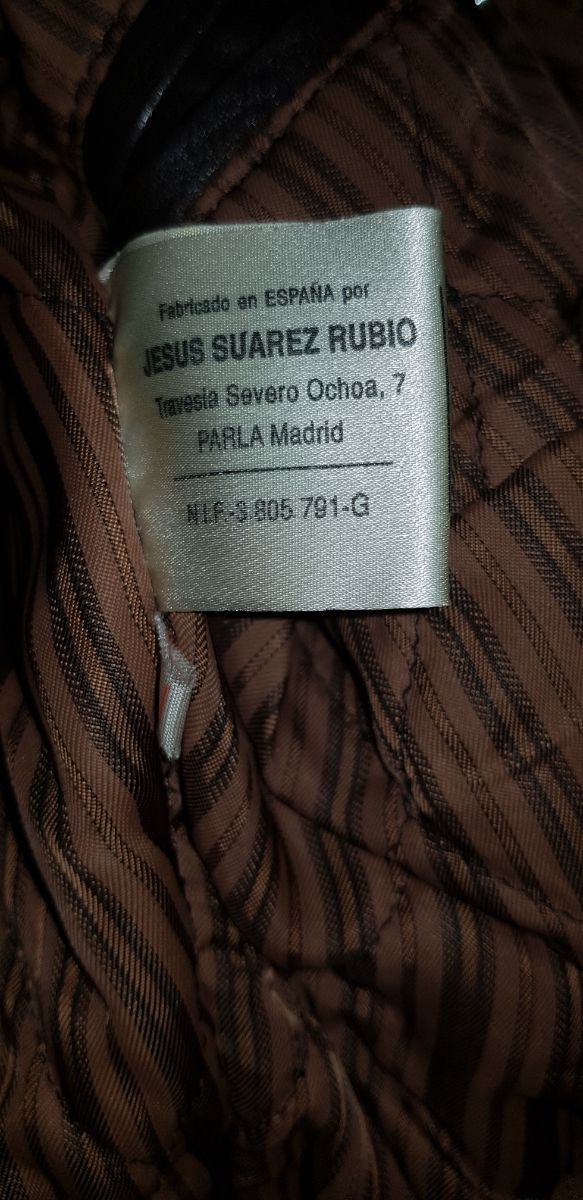 cazadora cuero hombre