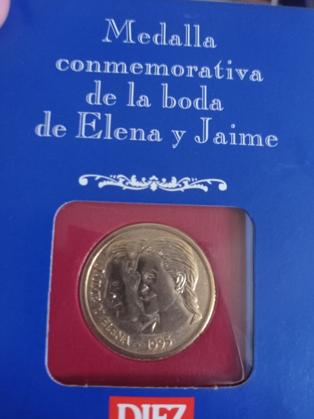 Medaglia commemorativa del matrimonio reale