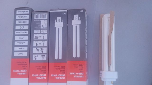 Bombillas de dos pin para donline