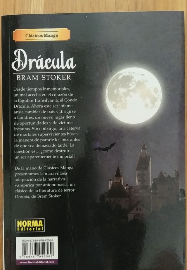 Libro cómic Drácula 