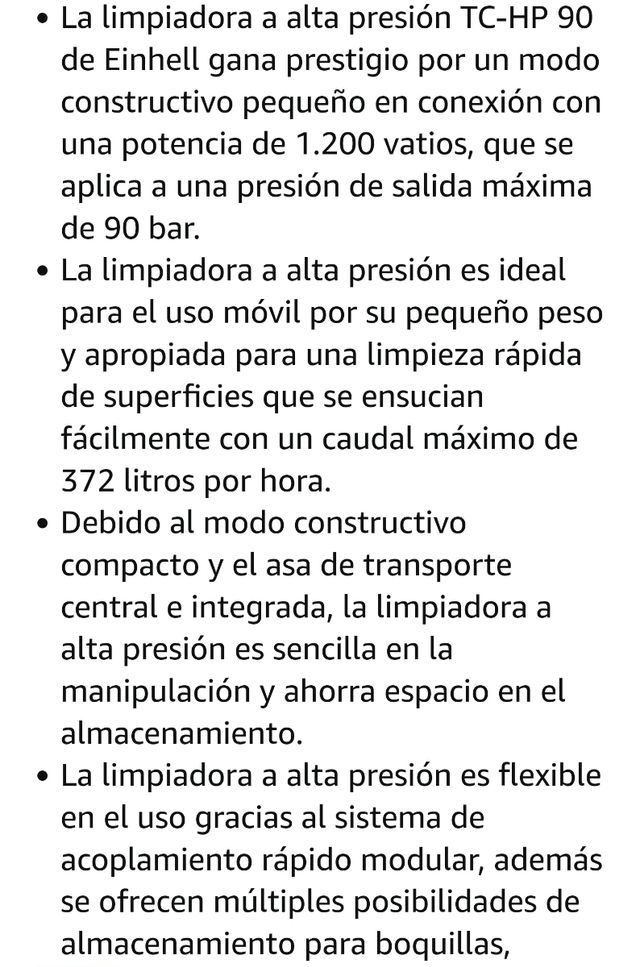 Hidrolimpiadora 1200w Einhell Casa Fuengirola