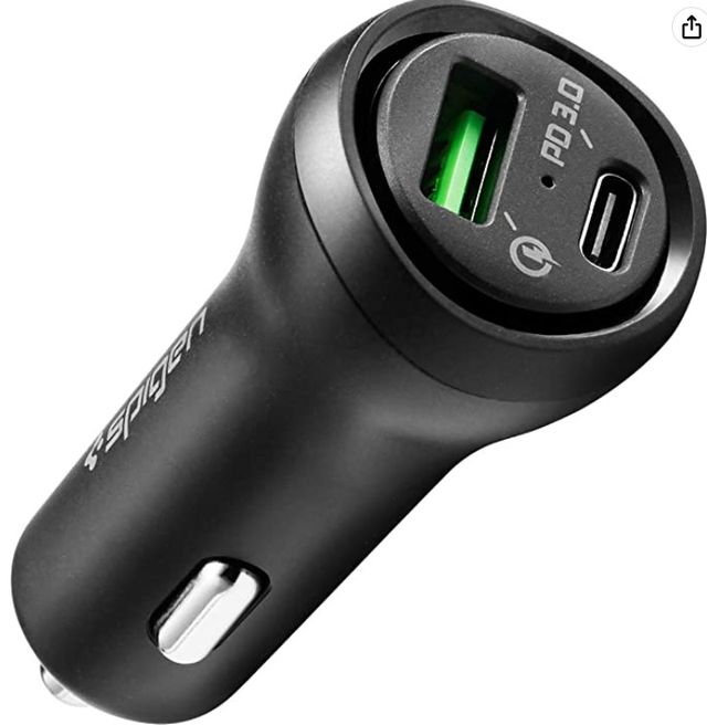 Cargador Movil para coche. Spigen. 45W Precintado