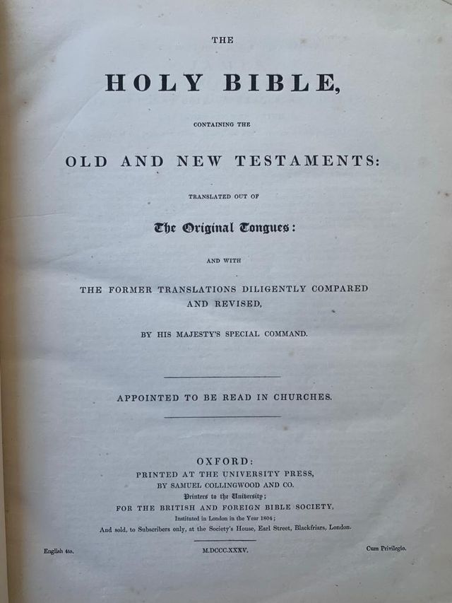 HOLY BIBLE biblia inglesa