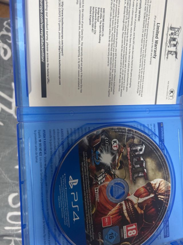 Videojuego Attack on Titan