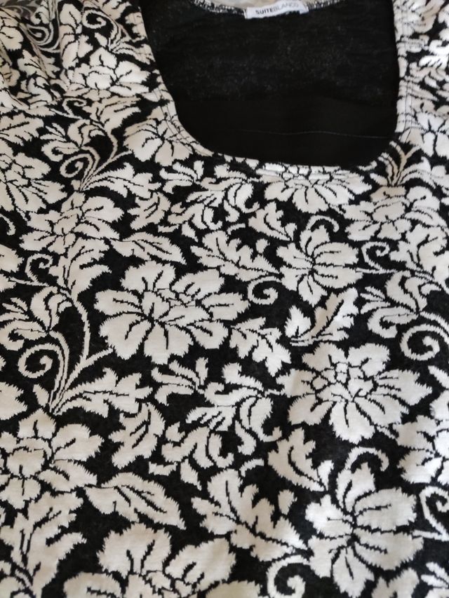 vestido de blanco, talla 40