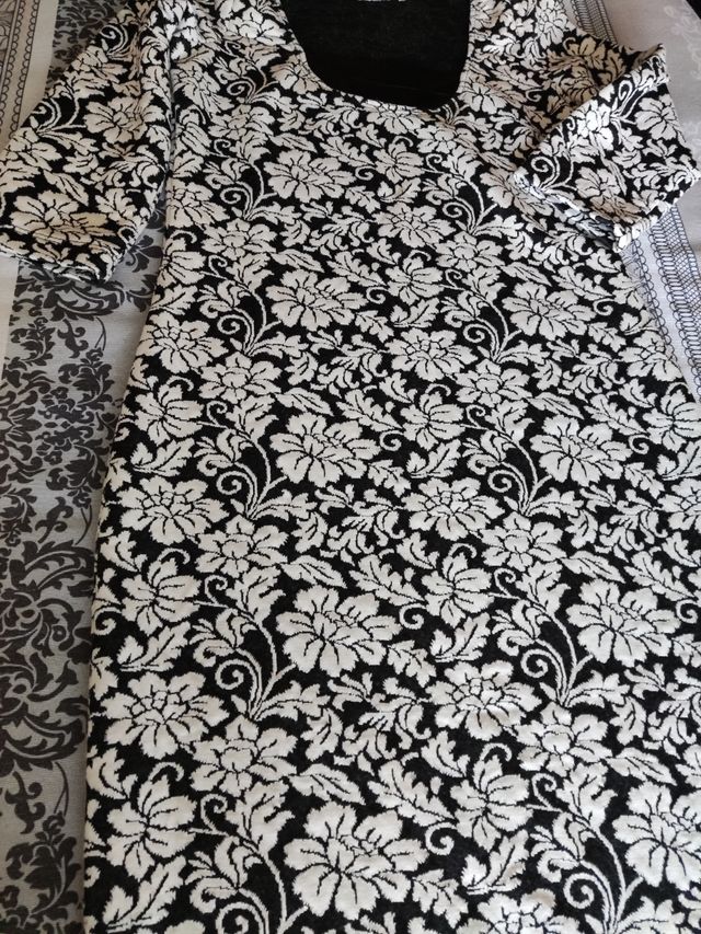 vestido de blanco, talla 40