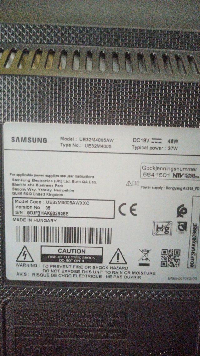 TV Samsung 32"