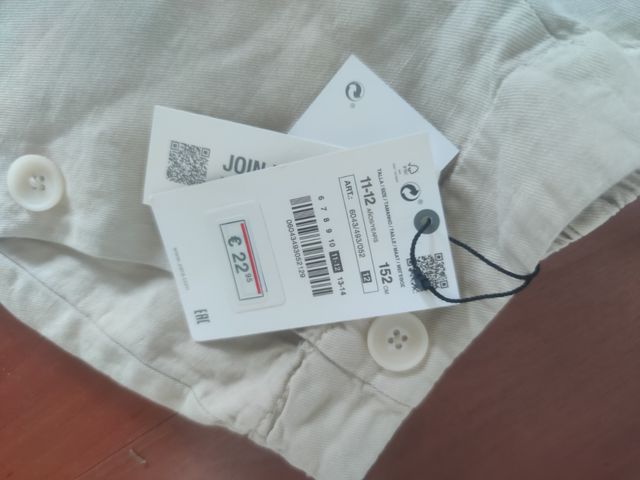 Pantaloni bambina ZARA misura 11-12 NEW