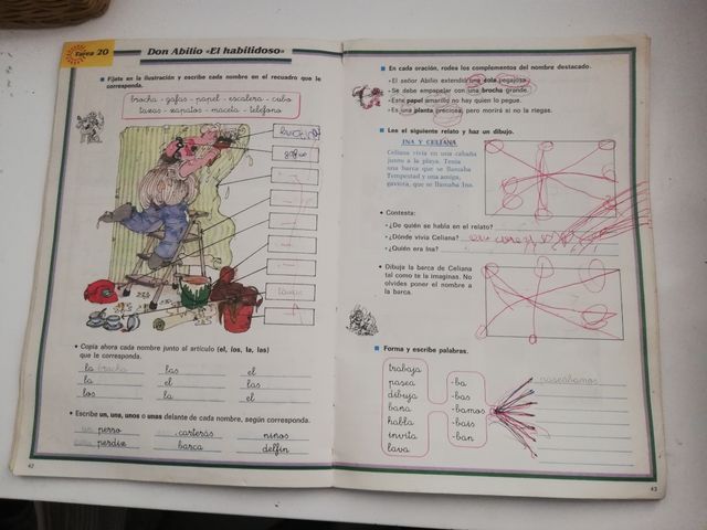 libro de 5° de Egb de vacaciones Santillana