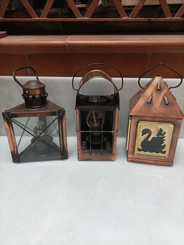 Lotto di 3 Lamparitas/Quinqueles