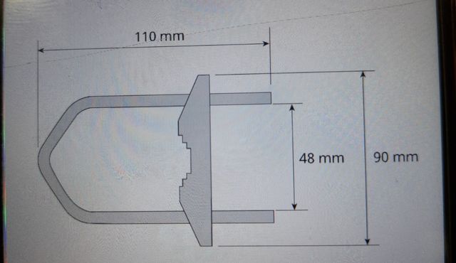 Mordaza para mástil TELEVÉS.