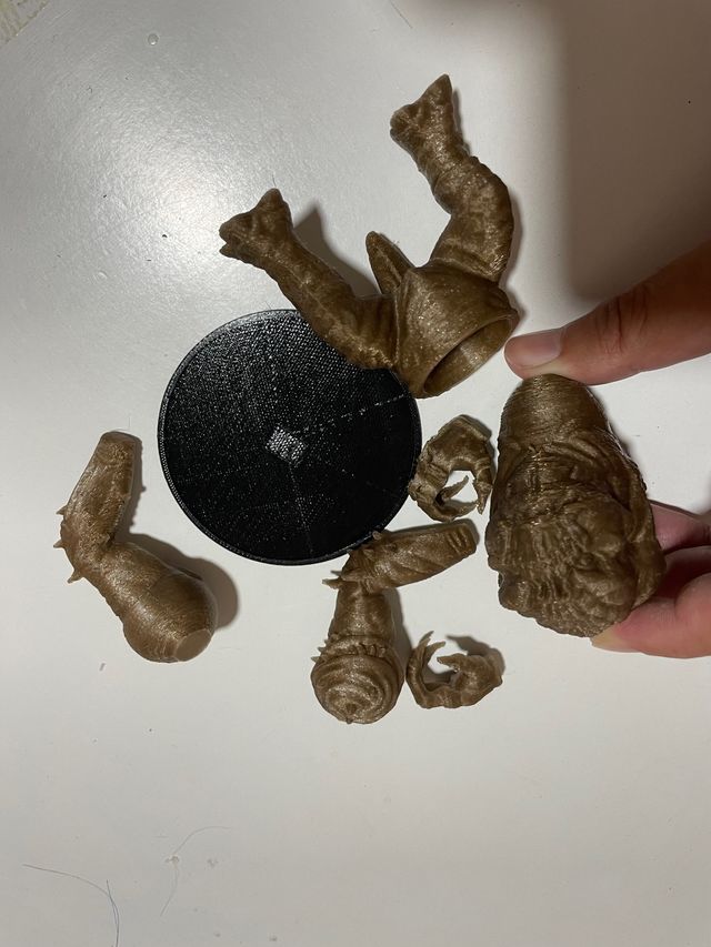 Rancor miniatura en Pla para pintar y jugar