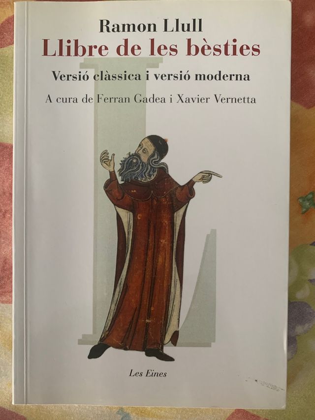 Llibre de les bèsties. Ramón Llull.
