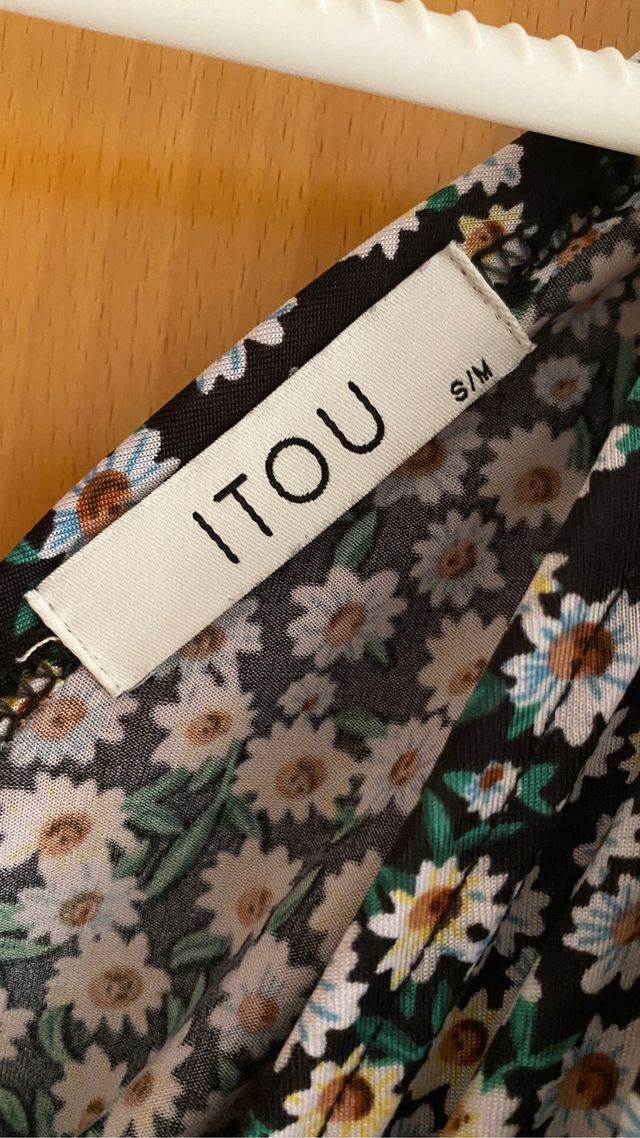 Vestido talla s-m florecitas