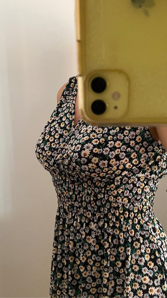 Vestido talla s-m florecitas