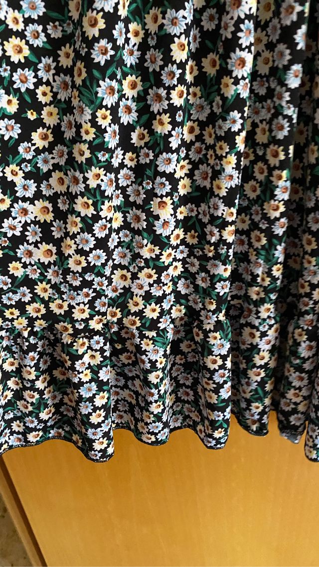 Vestido talla s-m florecitas