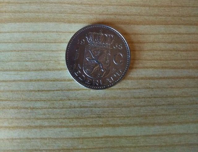 Moneda 1 Gulden 1968 Holanda/Nederland