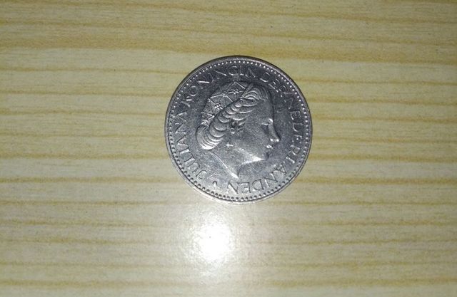 Moneda 1 Gulden 1968 Holanda/Nederland