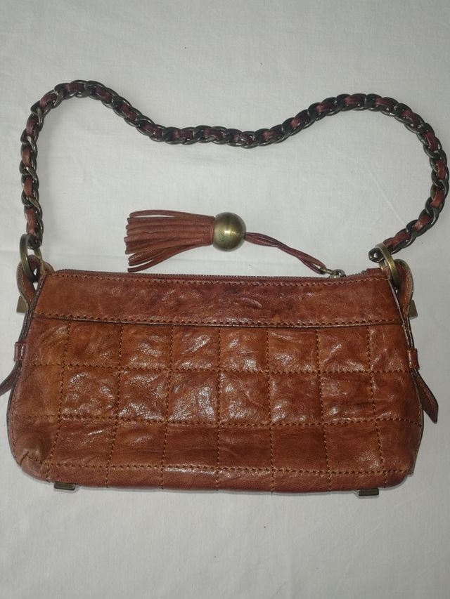 BOLSO CLUTCH ( DE MANO).PIEL . PEDRO DEL HIERRO