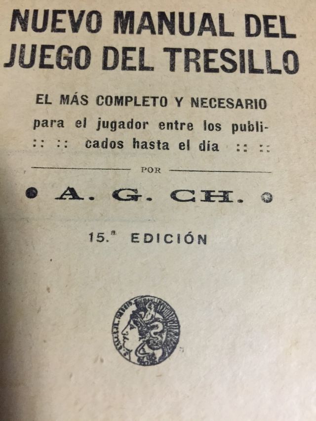Juego del tresillo en su caja original