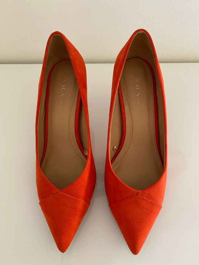 Tacones Naranja Coral