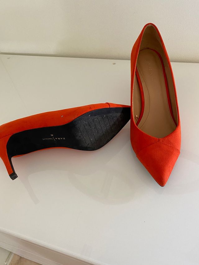 Tacones Naranja Coral