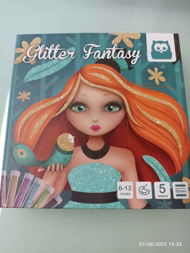 Eurekakids Glitter Sticker Kit para colorear con p