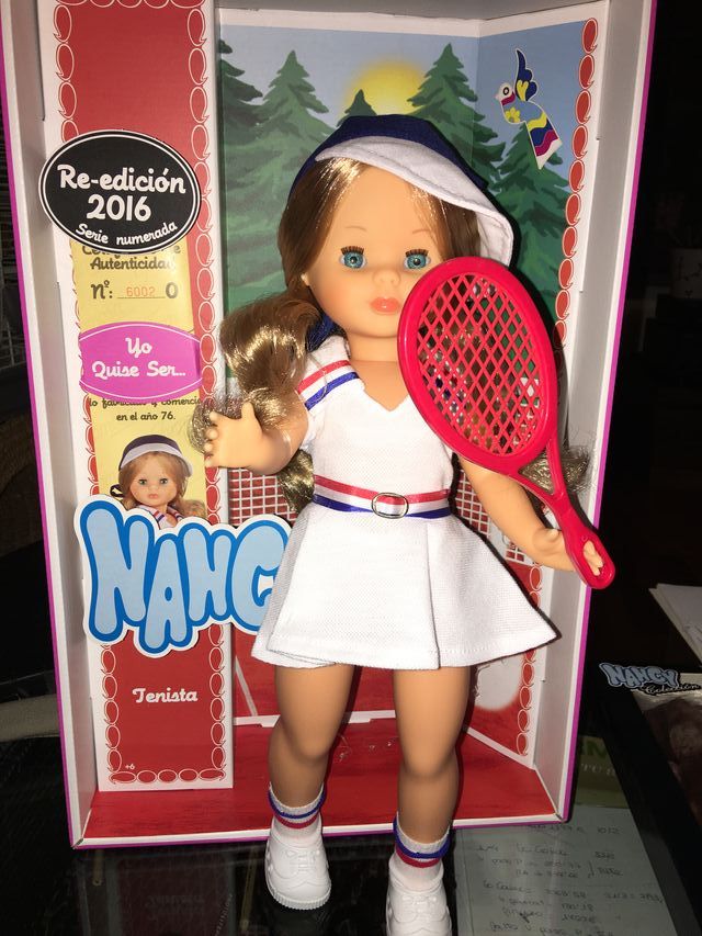 NANCY TENISTA, REEDICIÓN CON MOLDE ANTIGUO,NUEVA,