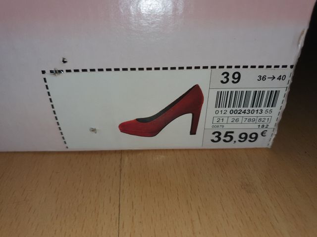 tacones sin estrenar