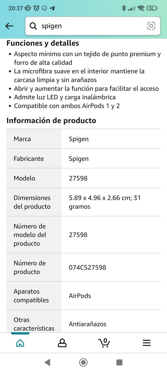 Funda para AirPods NUEVA