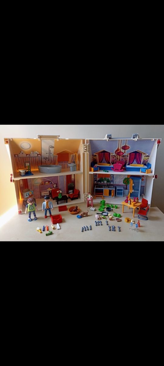 casa maletín playmobil