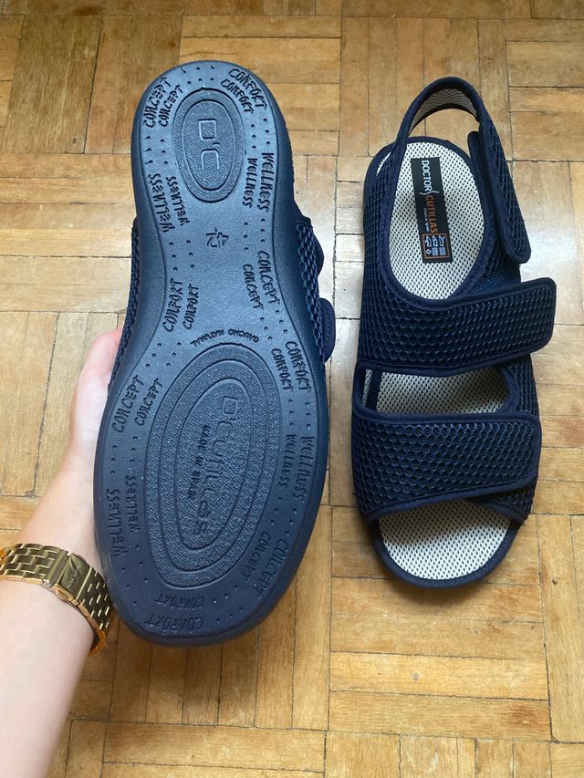 Sandalia ortopédica caballero