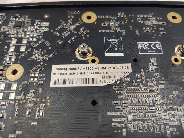 Nvidia 9600 GT 512 MB di memoria DDR3 (XFX)
