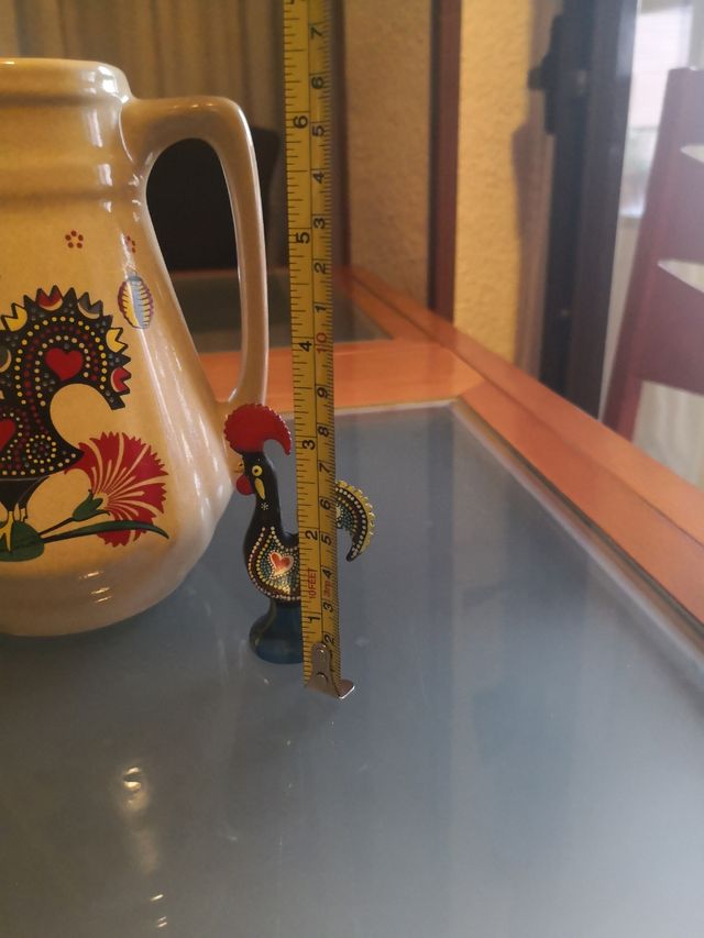 Jarra y Figura del Gallo de la suerte (Portugal)