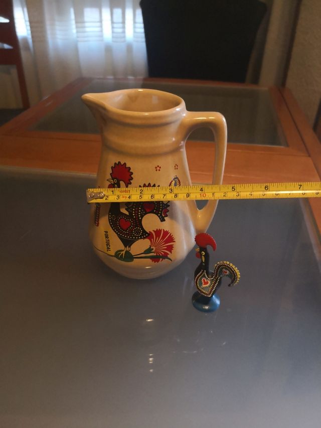 Jarra y Figura del Gallo de la suerte (Portugal)