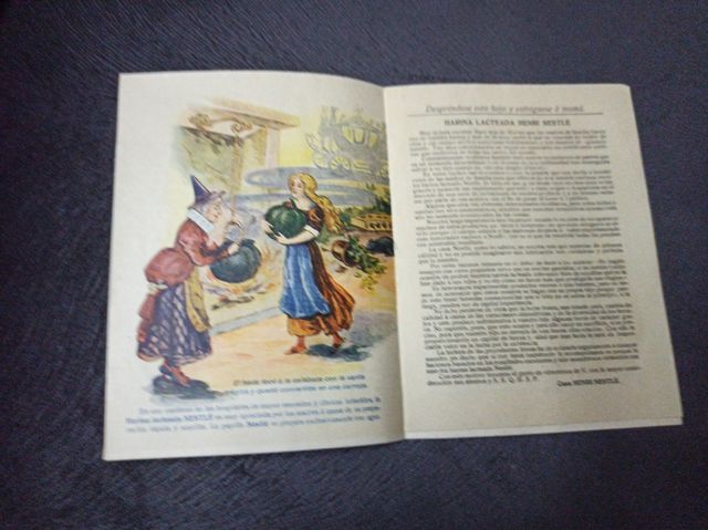 Antiguo mini cuento Historia de Cenicienta