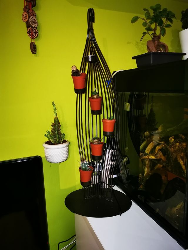 Portavelas de acero (metal)