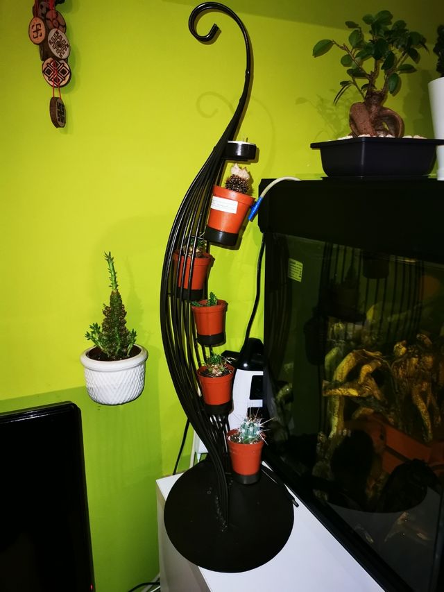 Portavelas de acero (metal)