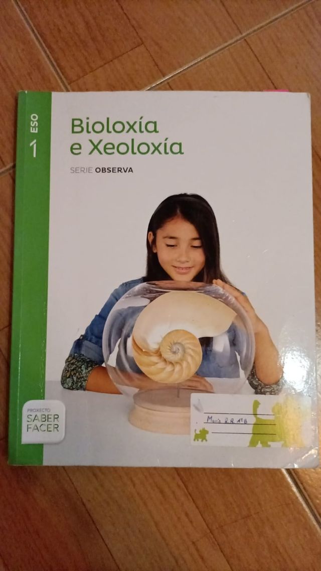 LIBRO 1 ESO BIOLOXIA  E XEOLOXIA EDIT. SANTILLANA