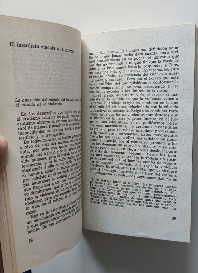 El erotismo. Georges Bataille.