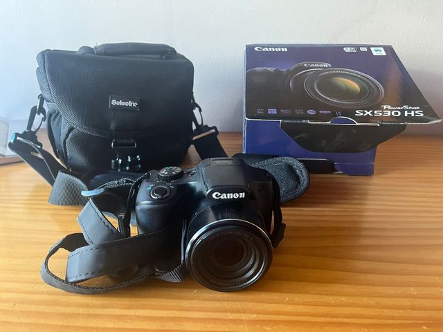 Fotocamera compatta Canon+custodia+scatola