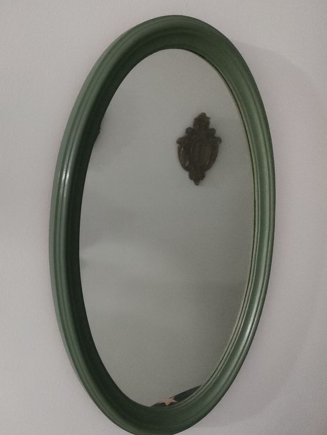 ESPEJO RESTAURADO OVALADO