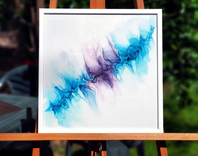 Cuadro original con tinta de alcohol