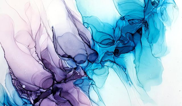 Cuadro original con tinta de alcohol