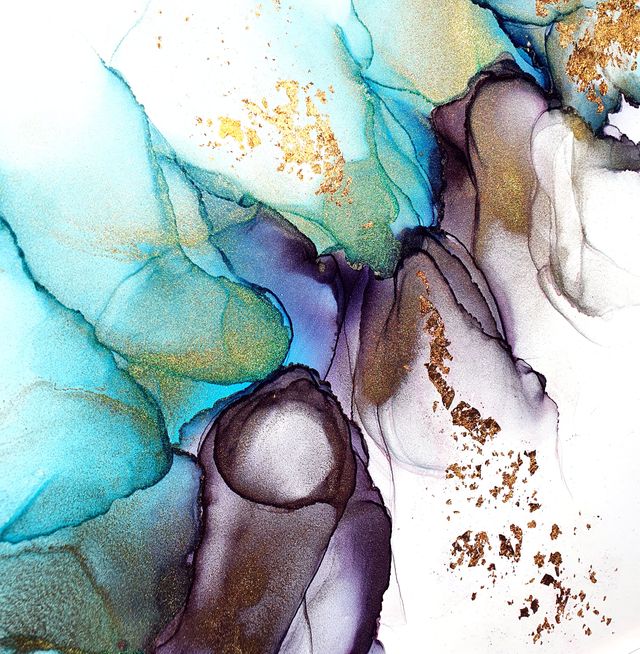 Cuadro original con tinta de alcohol