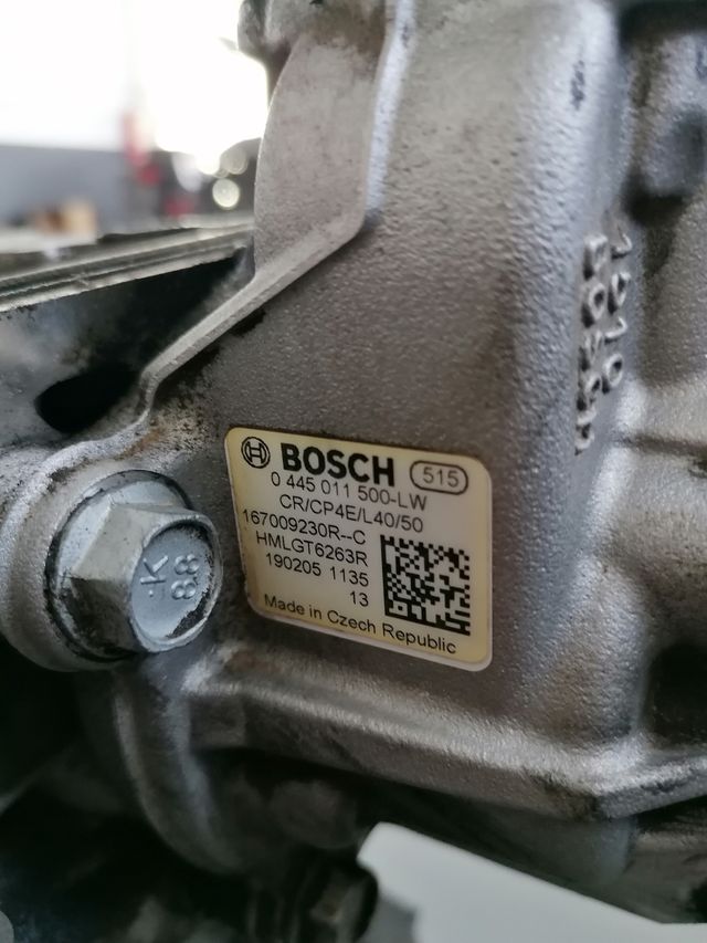 Injectores, rampa y bomba Renault