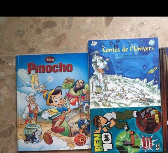 Ben 10, pinocho, 3€