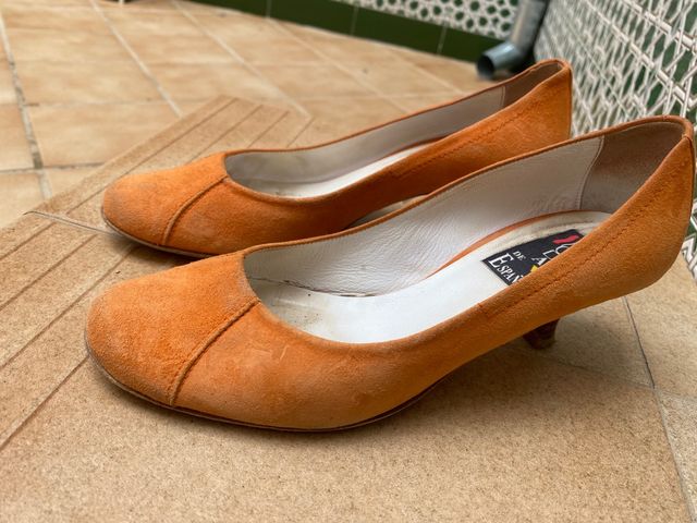 Scarpe con tacco alto arancioni