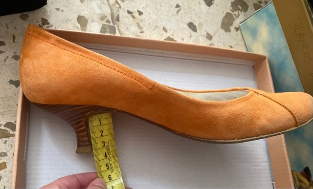 Scarpe con tacco alto arancioni