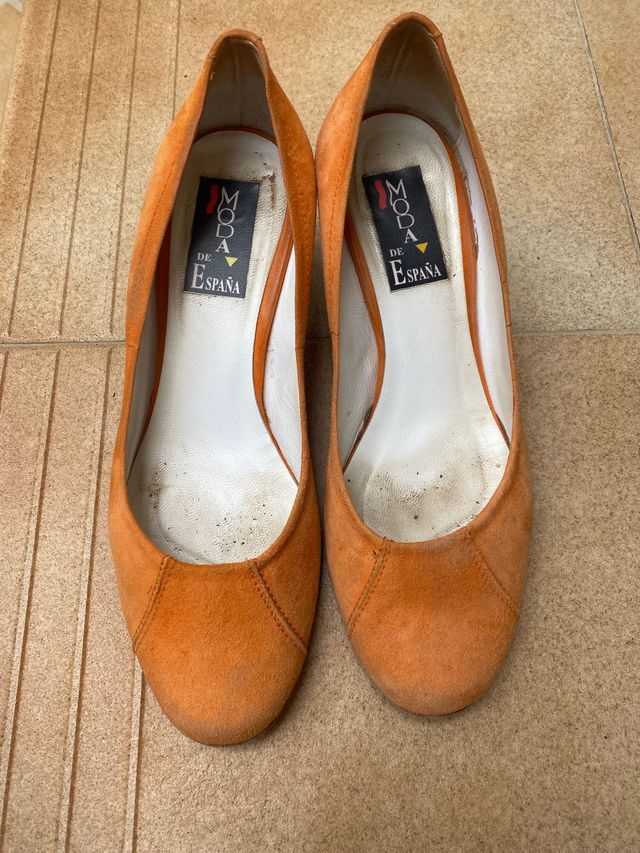 Scarpe con tacco alto arancioni